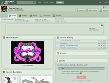Tablet Screenshot of charlottezxz.deviantart.com