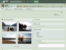 Tablet Screenshot of cb27.deviantart.com