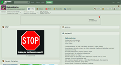Desktop Screenshot of mekurakumo.deviantart.com