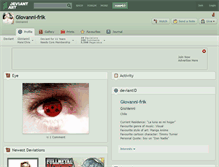 Tablet Screenshot of giovanni-frik.deviantart.com