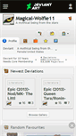 Mobile Screenshot of magical-wolfie11.deviantart.com