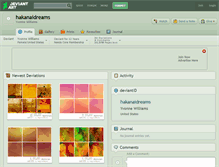 Tablet Screenshot of hakanaidreams.deviantart.com