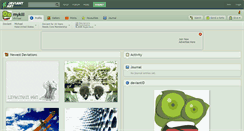 Desktop Screenshot of mykill.deviantart.com