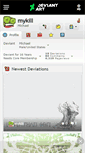 Mobile Screenshot of mykill.deviantart.com