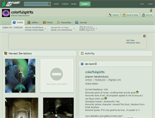Tablet Screenshot of colorfulspirits.deviantart.com