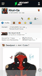 Mobile Screenshot of kkun-ga.deviantart.com