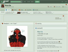 Tablet Screenshot of kkun-ga.deviantart.com