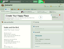 Tablet Screenshot of alexiscariot.deviantart.com