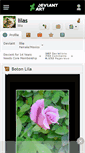 Mobile Screenshot of lilas.deviantart.com