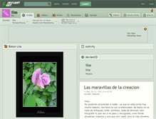 Tablet Screenshot of lilas.deviantart.com