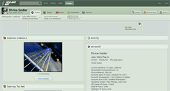 Desktop Screenshot of divine-soldier.deviantart.com