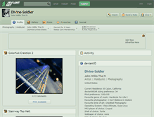 Tablet Screenshot of divine-soldier.deviantart.com