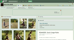 Desktop Screenshot of box-o-fox-stock.deviantart.com