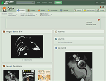 Tablet Screenshot of cytior.deviantart.com