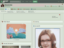 Tablet Screenshot of kikoleinshe.deviantart.com