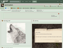 Tablet Screenshot of jamcrackers.deviantart.com