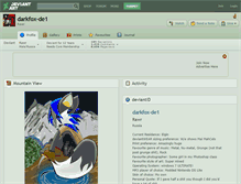 Tablet Screenshot of darkfox-de1.deviantart.com