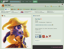 Tablet Screenshot of dari-dari.deviantart.com