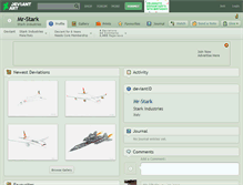 Tablet Screenshot of mr-stark.deviantart.com