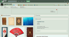 Desktop Screenshot of knightfall-stock.deviantart.com