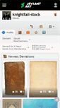 Mobile Screenshot of knightfall-stock.deviantart.com