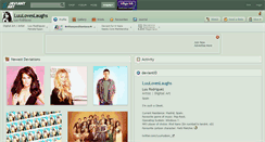 Desktop Screenshot of luuloveslaughs.deviantart.com
