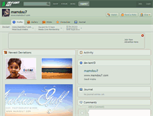 Tablet Screenshot of mamdou7.deviantart.com