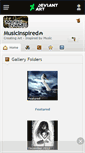 Mobile Screenshot of musicinspired.deviantart.com