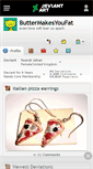 Mobile Screenshot of buttermakesyoufat.deviantart.com