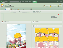 Tablet Screenshot of fajardesign.deviantart.com