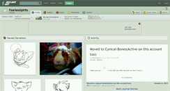 Desktop Screenshot of fearlessspirits.deviantart.com
