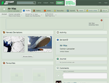 Tablet Screenshot of mr-was.deviantart.com