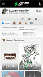 Mobile Screenshot of luxray-insanity.deviantart.com