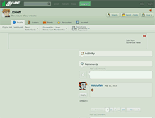 Tablet Screenshot of jolieh.deviantart.com