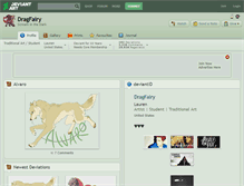 Tablet Screenshot of dragfairy.deviantart.com