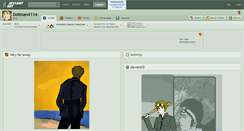 Desktop Screenshot of dotman4114.deviantart.com