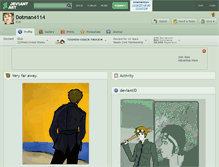 Tablet Screenshot of dotman4114.deviantart.com