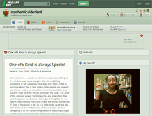 Tablet Screenshot of mychemicaldeviant.deviantart.com