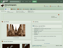 Tablet Screenshot of blink-photography.deviantart.com