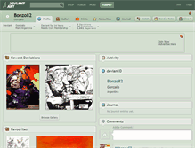 Tablet Screenshot of bonzo82.deviantart.com
