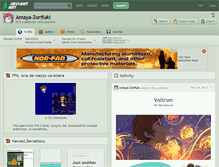 Tablet Screenshot of amaya-zorifuki.deviantart.com