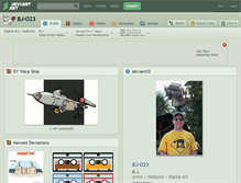 Tablet Screenshot of bj-o23.deviantart.com