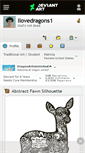 Mobile Screenshot of ilovedragons1.deviantart.com