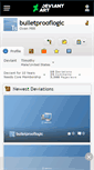 Mobile Screenshot of bulletprooflogic.deviantart.com