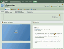 Tablet Screenshot of bulletprooflogic.deviantart.com