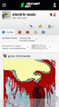 Mobile Screenshot of electric-seals.deviantart.com