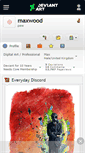 Mobile Screenshot of maxwood.deviantart.com