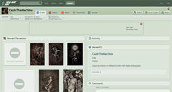 Desktop Screenshot of cazinthemachine.deviantart.com