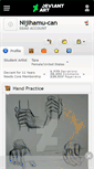 Mobile Screenshot of nijihamu-can.deviantart.com