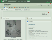 Tablet Screenshot of nijihamu-can.deviantart.com